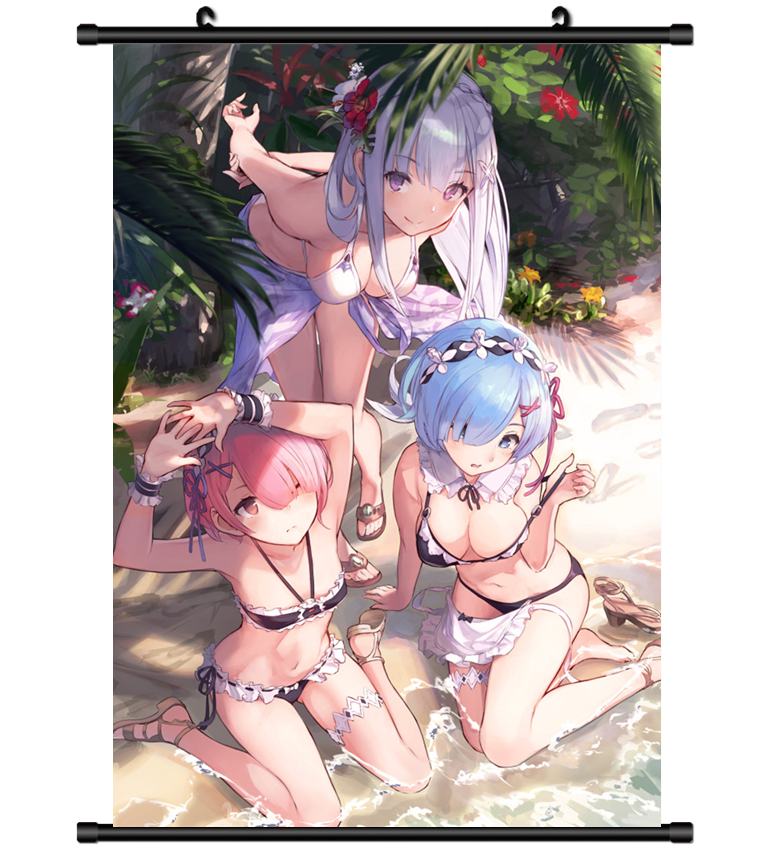 4277 Re Zero Kara Hajimeru Isekai Seikatsu Anime manga wall Poster Scroll