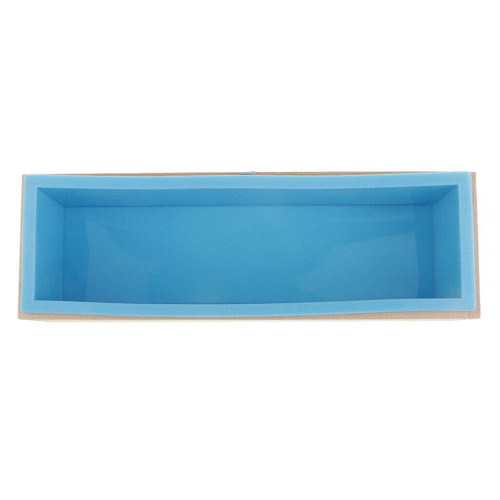 Multi-Functional Soap Silicone Loaf Mould Wood Box Bread Soap Making 1.2KG