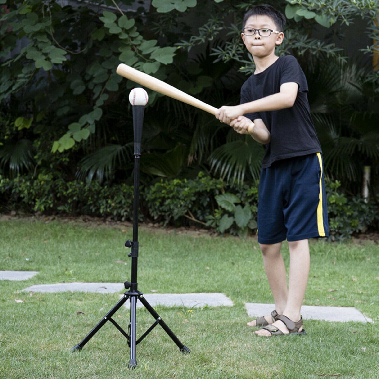 Athletic Tee Hitting Works Baseball Softball Girls Outdoor Travel Batting