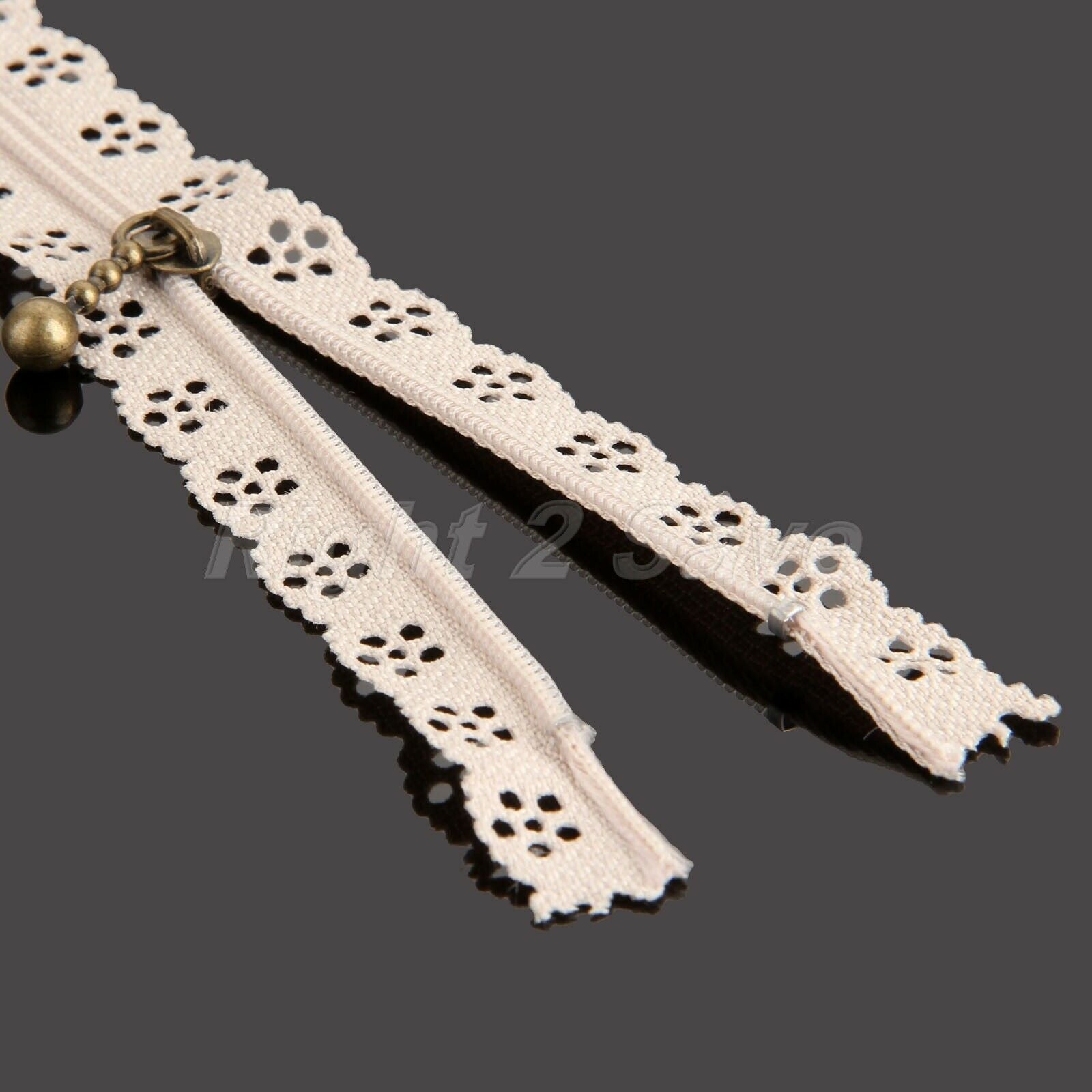 10Pcs 20cm Lace Zipper Nylon Closed End F Bags Clothing DIY Tailor Sewing Tools