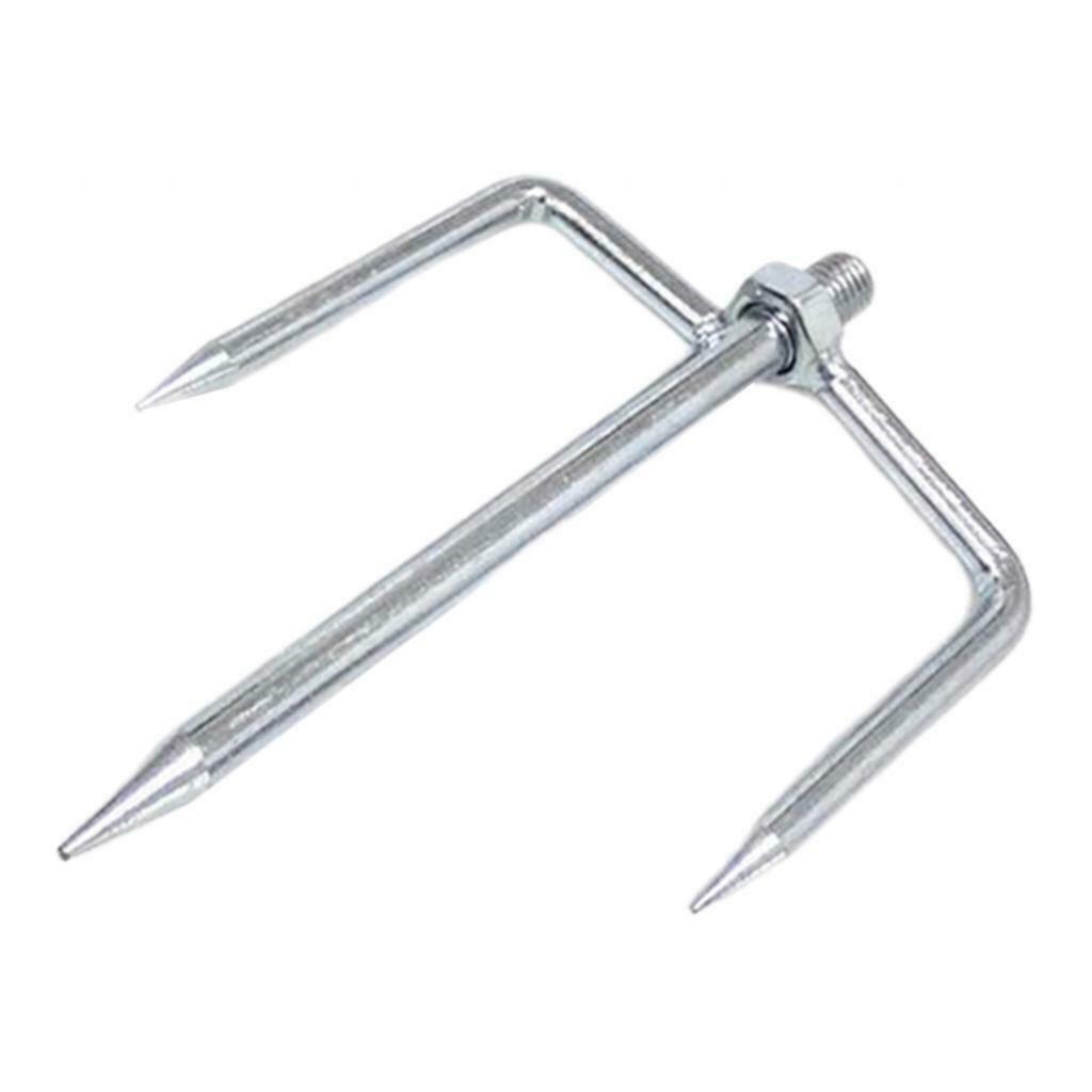 Outdoor Fishing Umbrella Ground Spike Windproof Insert Plug 12mm Screws S