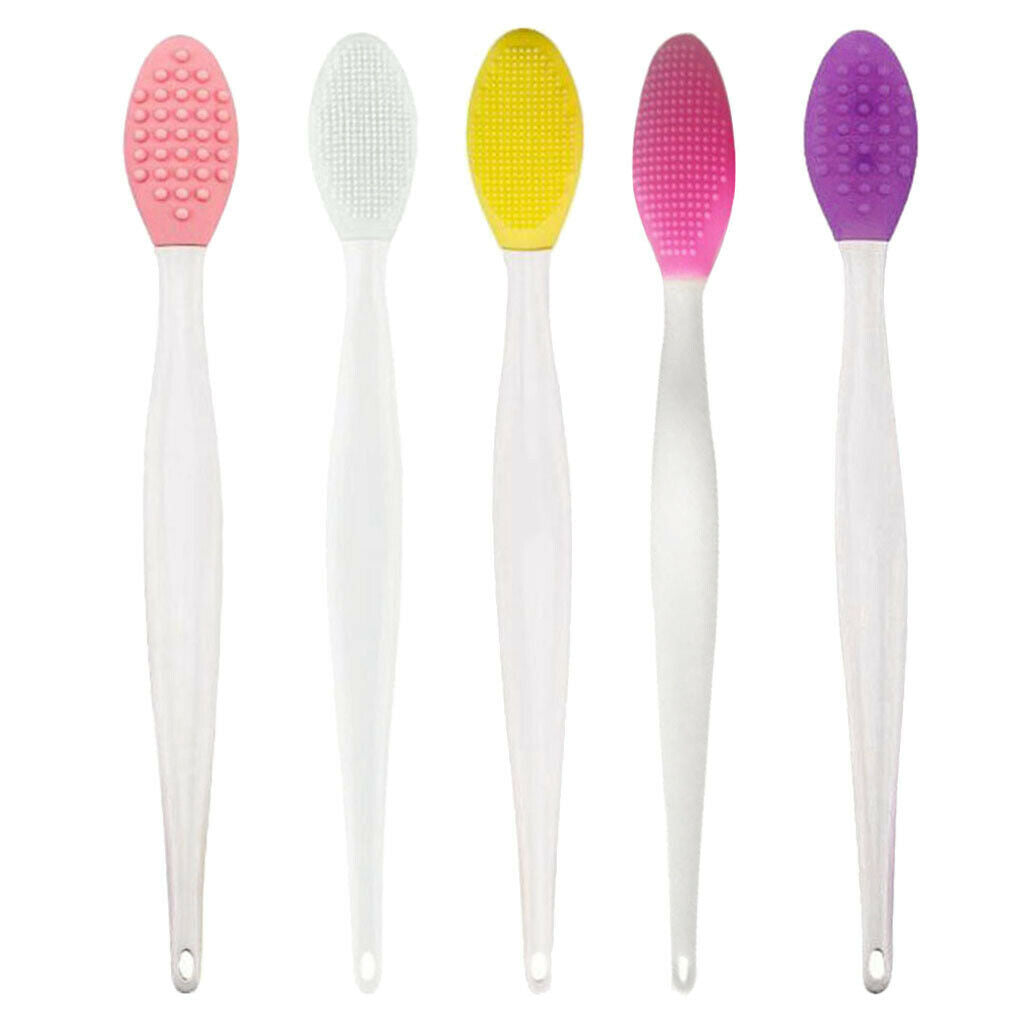 5x Women Men Facial Cleansing Silicone Wash Nasal Brush Blackhead Remove