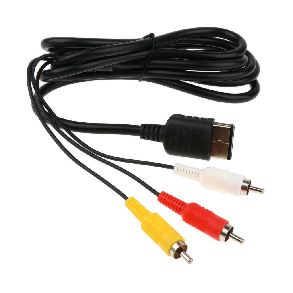 Audio Video Stereo Cable for Sega   Console AV Composite Cord 1.8m RCA
