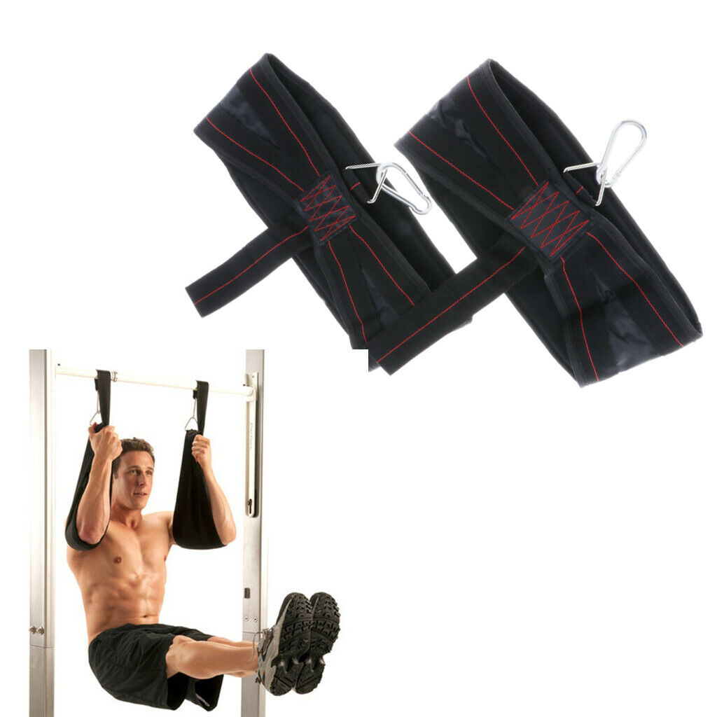 1 Pair Gym Ab Straps Fitness Hanging Sling Abdominal Training Straps Trainer