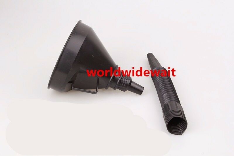 Engine Oil Funnel 17cm Gasoline Kerosene Car Extension Hose Rigid Plastic