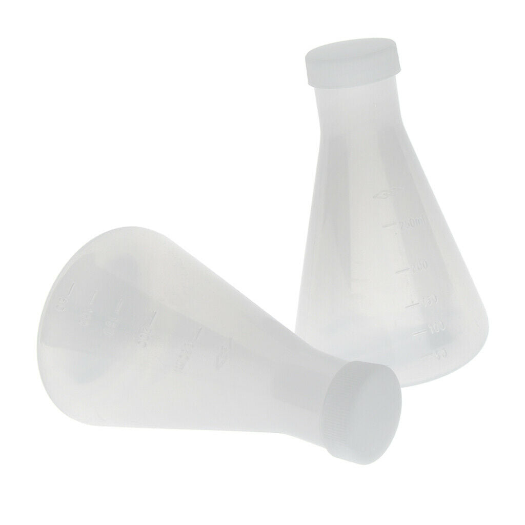 Plastic Narrow Mouth Conical Bottle with Narrow Mouth 2ml 250ml Lab
