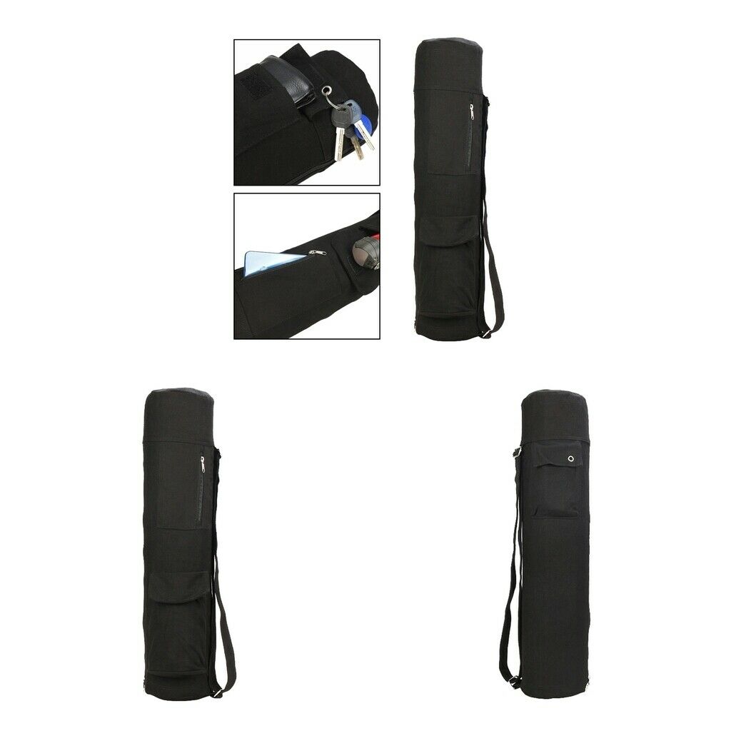 2x Large Yoga Mat Bags Sack Backpack w/Multi Pockets Storage Case Adjustable