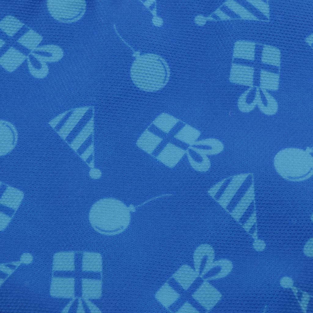Dog Cat Scarf Cat Dog Decorative Saliva Towel For All Breeds Dog Blue-S