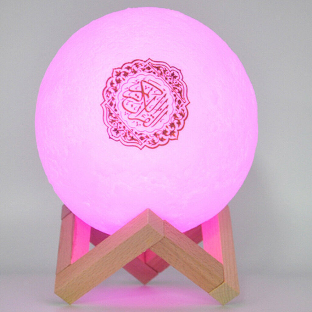 Novelty   Recite Bluetooth Speaker Colorful Moon Light Lamp with Remote