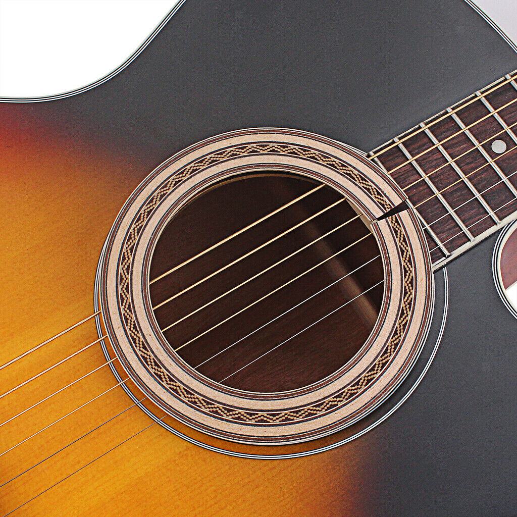 90mm Classical Guitar Wood Inlaid Soundhole Acoustic Guitar Rosette