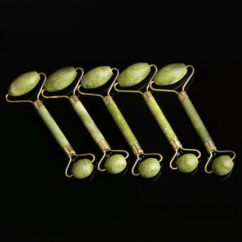 Natural facial beauty massage tool jade roller face thin body massager skin Pip