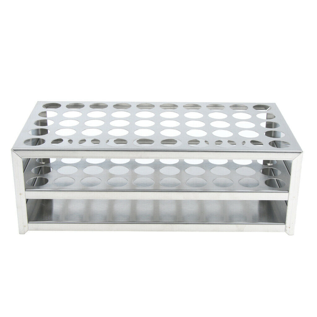 Detachable Centrifuge Tube Rack Stainless Steel 50Holes 21mm dia