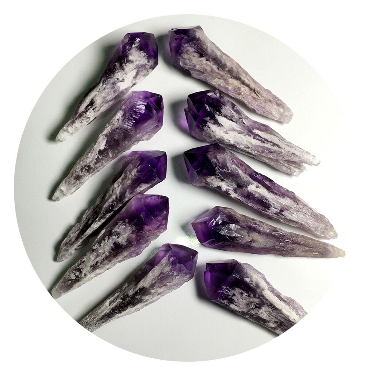 Purple Natural Healing Mineral Quartz Specimen Amethyst Cluster Crystal Stone