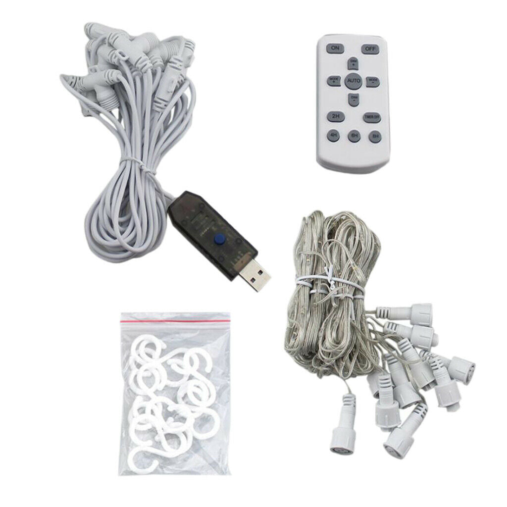USB Curtain Lights Waterproof Curtain Light USB Powered Window Lights