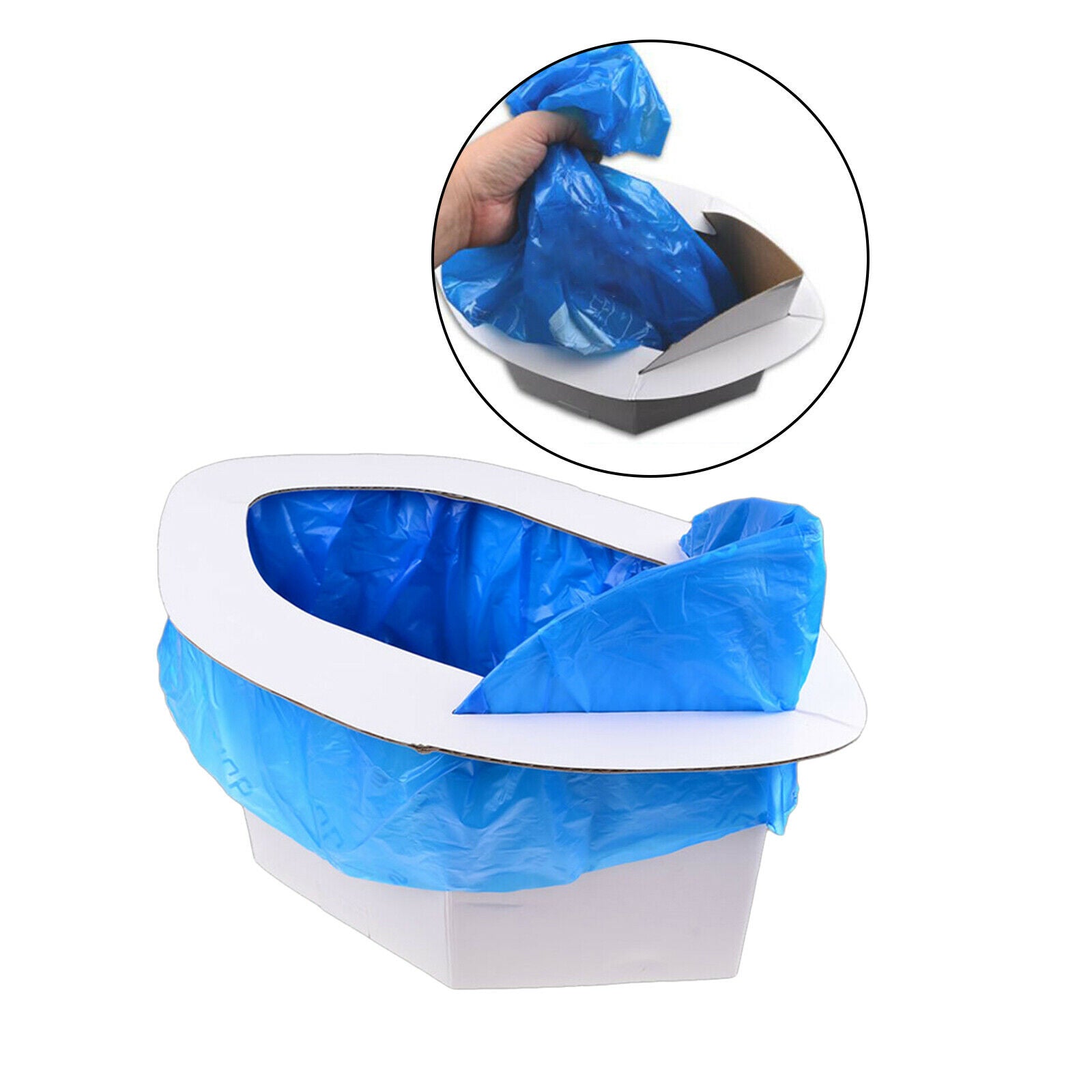 Sturdy Portable Toilet Seat Car Hiking Mobile Toilet Folding Potty Toilets