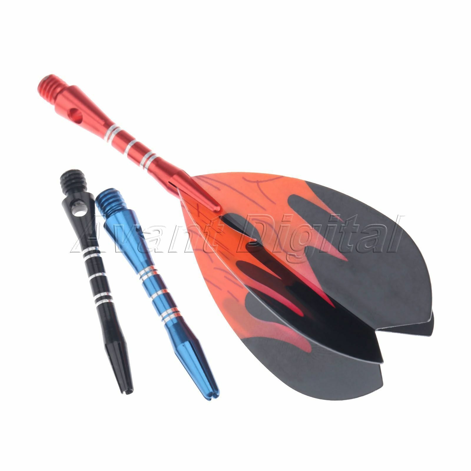 Aluminum Alloy Darts Shafts 2BA Thread Professional Darts Accessory 3 Colors