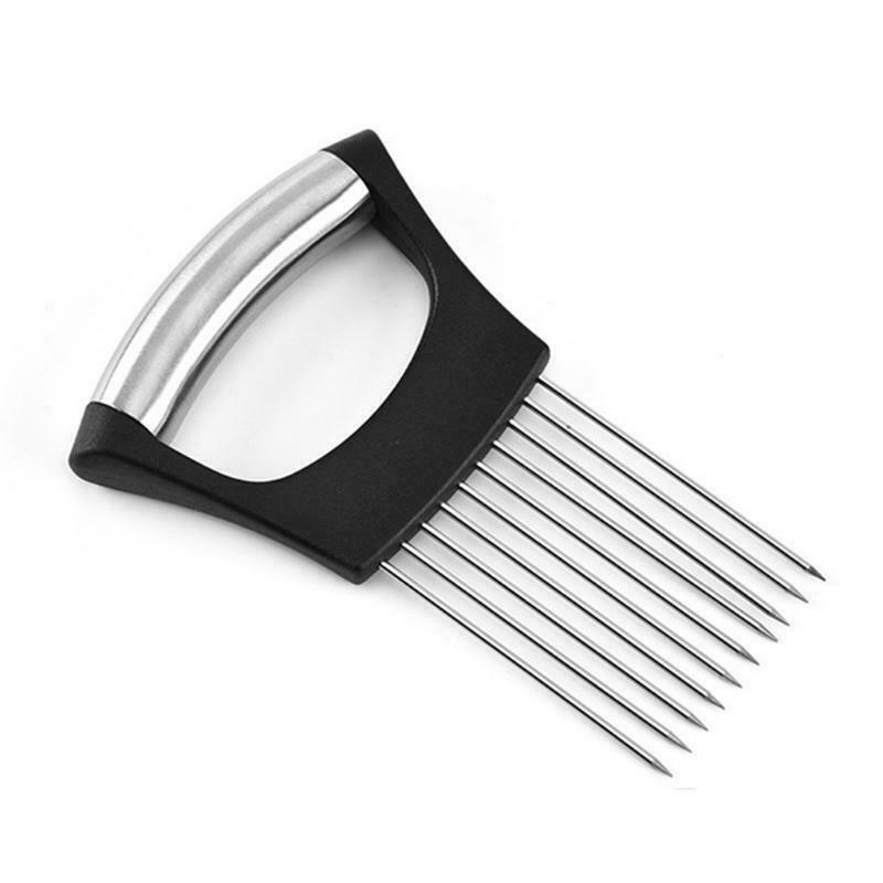 Multipurpose Food Slicer Assistant Cutting Onion Insert Device Manual Vegetable