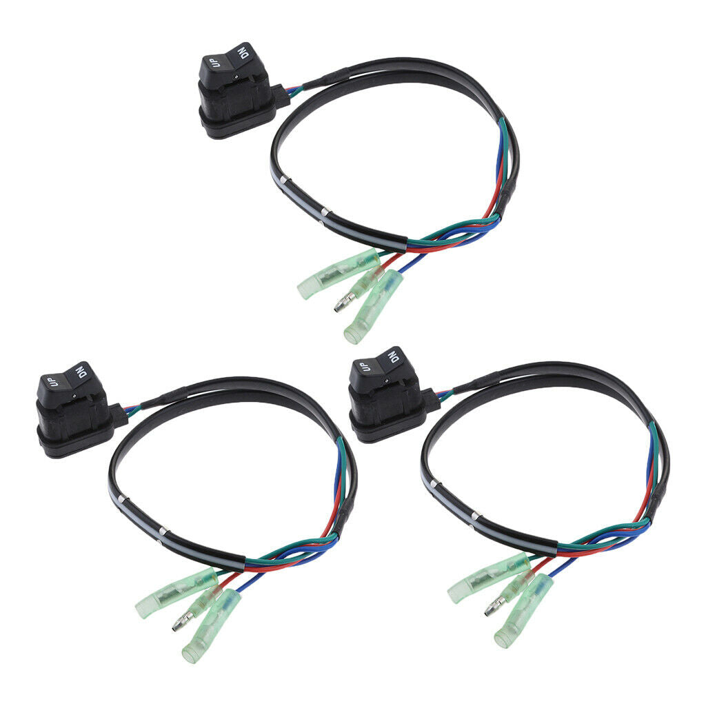3pcs Marine Boat Trim Switch 87-18286A2 87-18286A43 for Mercury Outboard