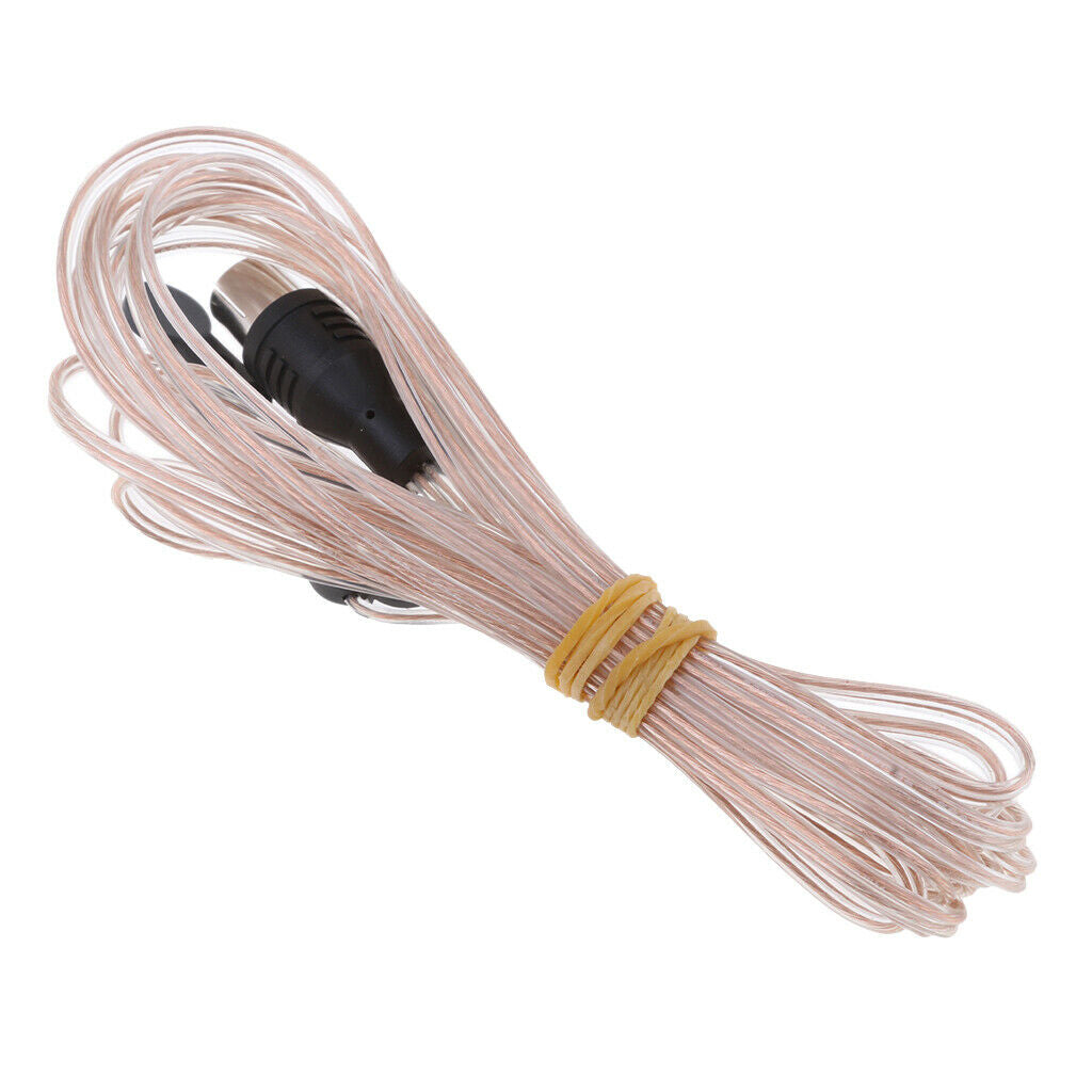 Prettyia 75 Ohm FM Radio Antenna Aerial for Home Audio Radio Stereo Receiver