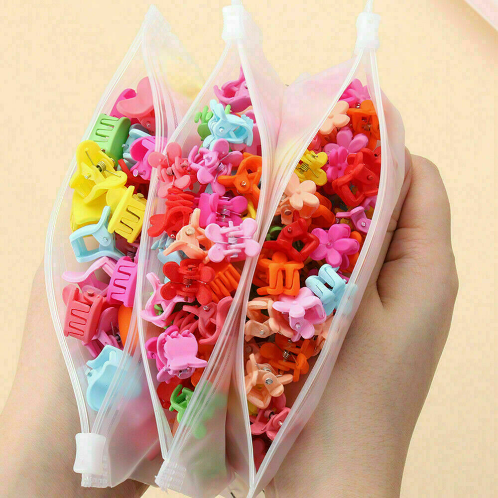 10x Girls Mixed Color Kids Baby Flowers-Hair Clips Hair Claws Mini Hairpins Hot