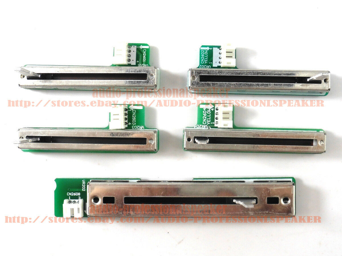5PCS CH1 CH2 CH3 CH4 X FADER FOR Pioneer DJM 800 DWX2537 2538 2539 2540 2541