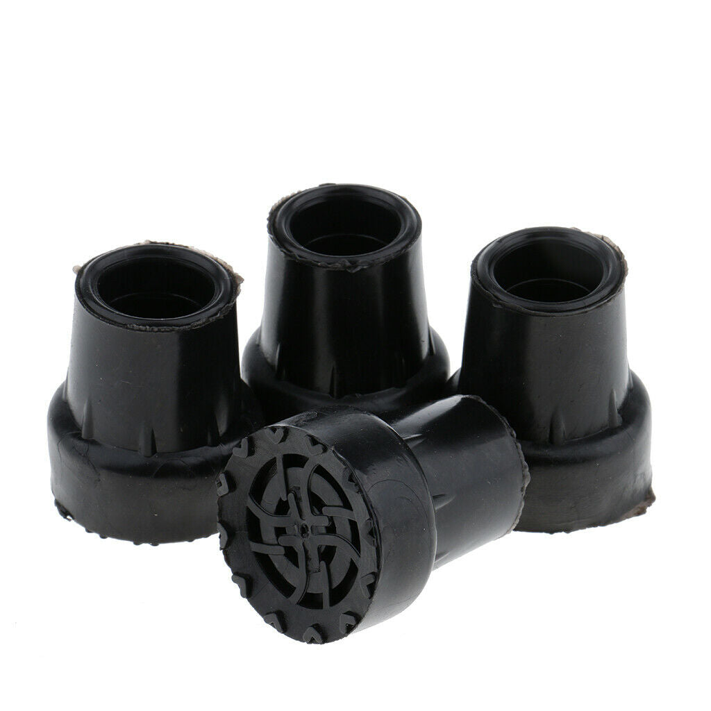 8 Pack Reinforced Rubber Tips for Cane, Cane, Crutch, Ends,