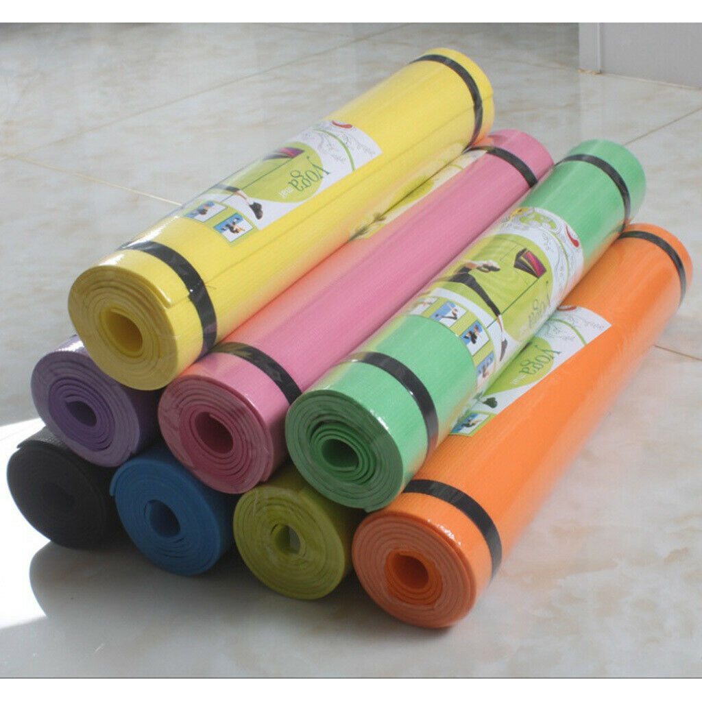 2Pcs Thick Pilates Yoga Mat Non Slip Exercise Workout Mats for All Ages