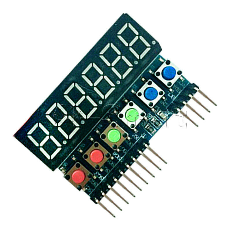 Digital TM1637 6-Bits Tube Display Key Scan Module IIC interface For Arduino
