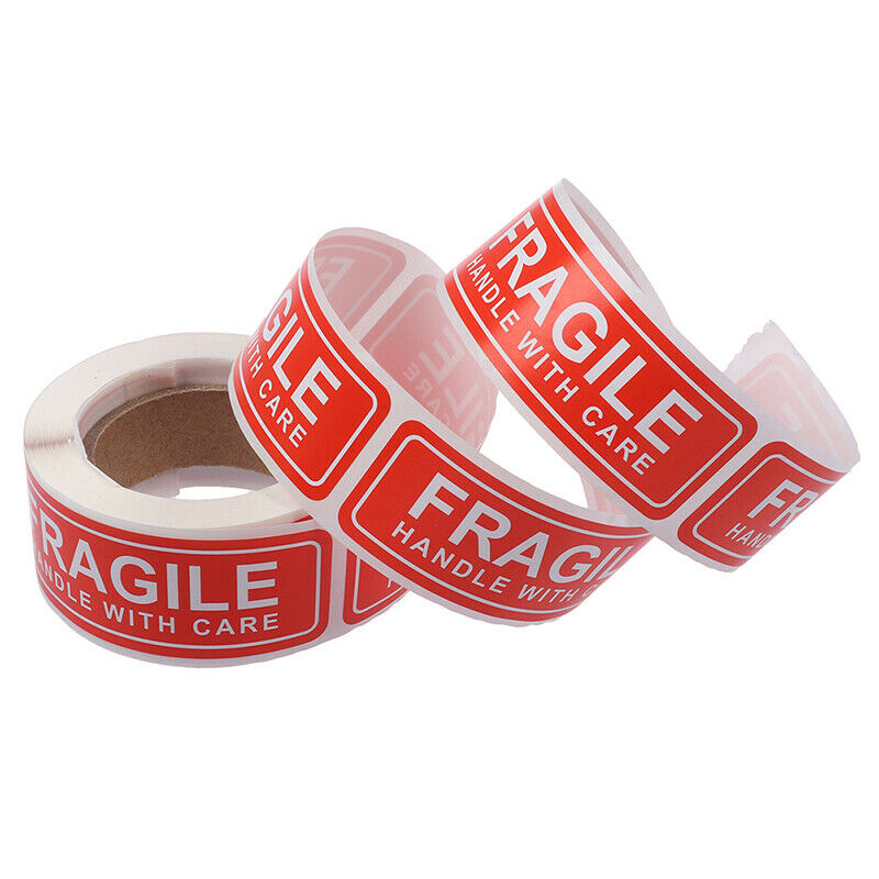 150Pcs/Roll Fragile Label Stickers Handle with Care Thank You Warning Sig.l8