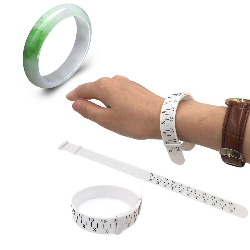 Bracelet sizerplastic wristband measuringtool bangle jewelry making gauge.l8