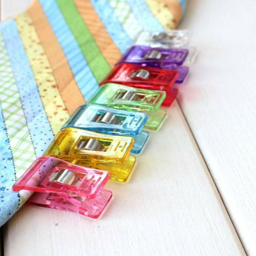 20PCS Plastic Sewing Accessories Clamps Quilter Holding Binding Wonder Clips