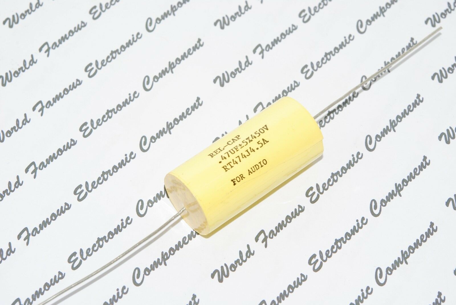 1pcs-REL-CAP RT 0.47uF (0.47µF 470nF) 450V 5%  Capacitor RT474J4.5A For Audio