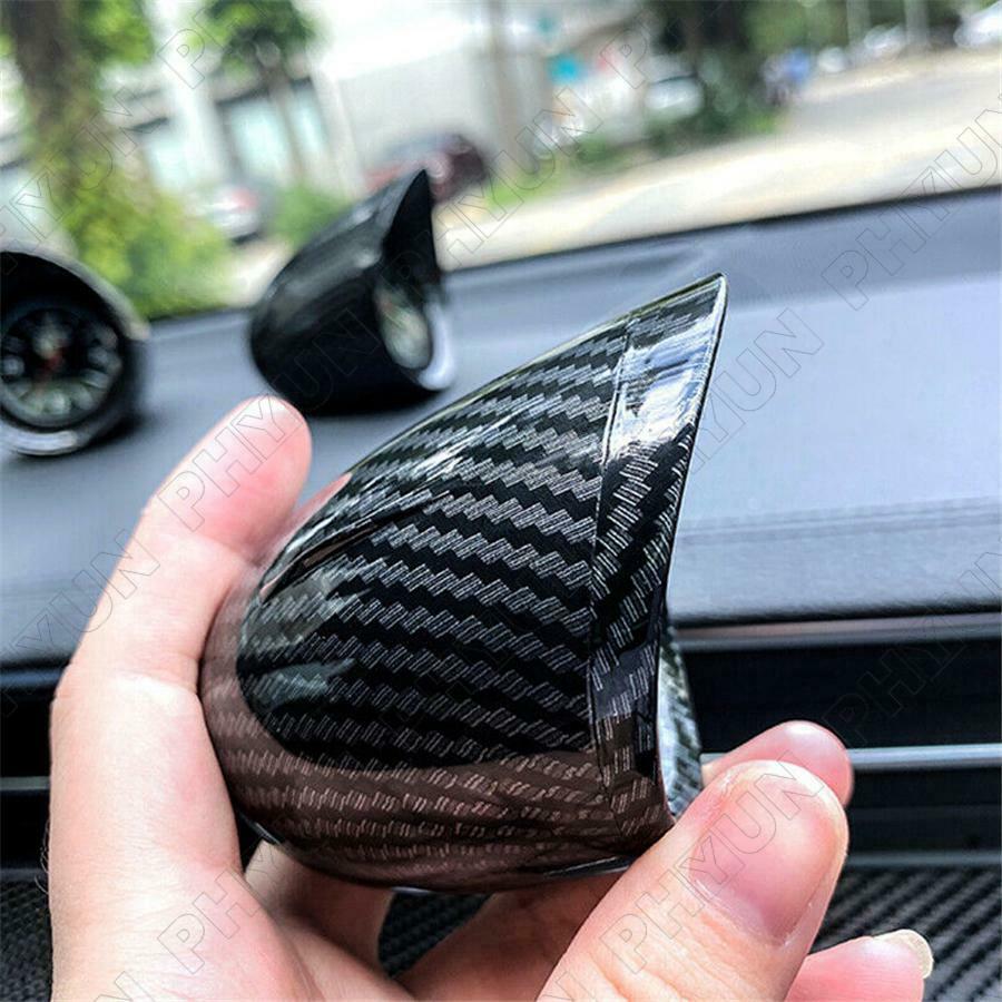 Car Truck Interior Dashboard Clock Luminous Backlight Glossy Carbon Fiber Look