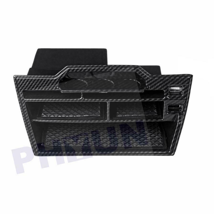 Center Control Container Coin Storage Multifunction Box Dual USB For Civic 16-19