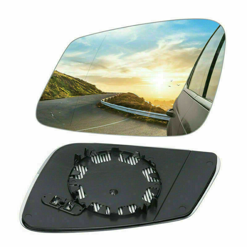 Left Driver Side Heated Rear View Mirror Glass For BMW 535i 550i 528i 525i 530i