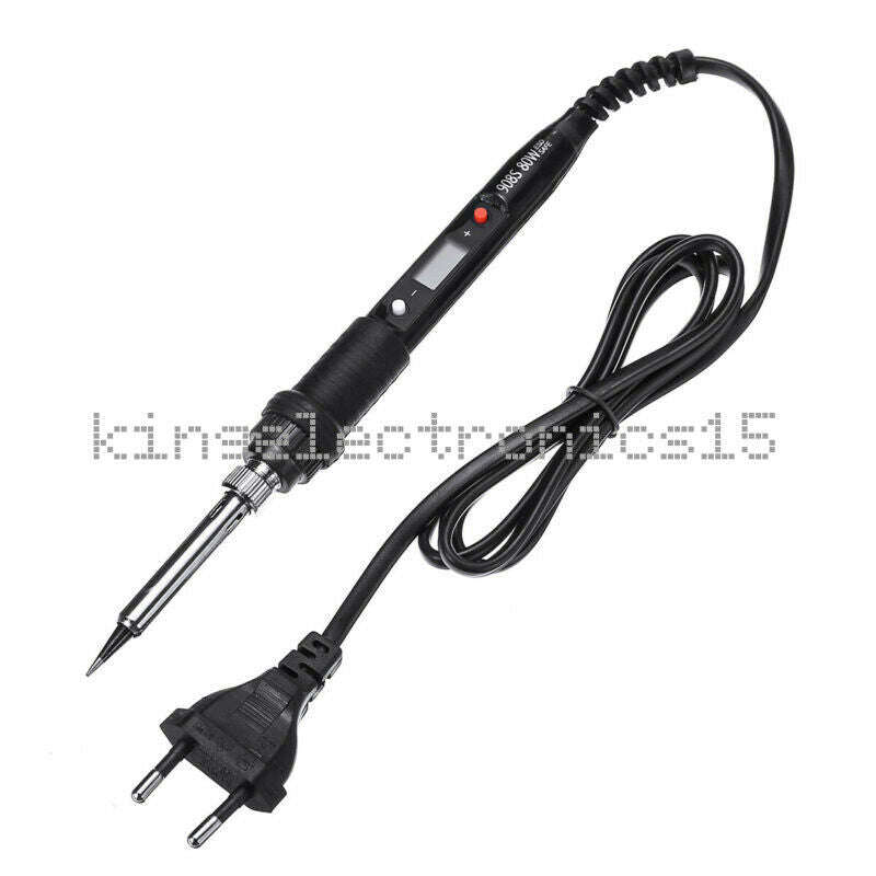80W Lcd Digital Display Adjustable Temperature Electric Soldering Welding Iron