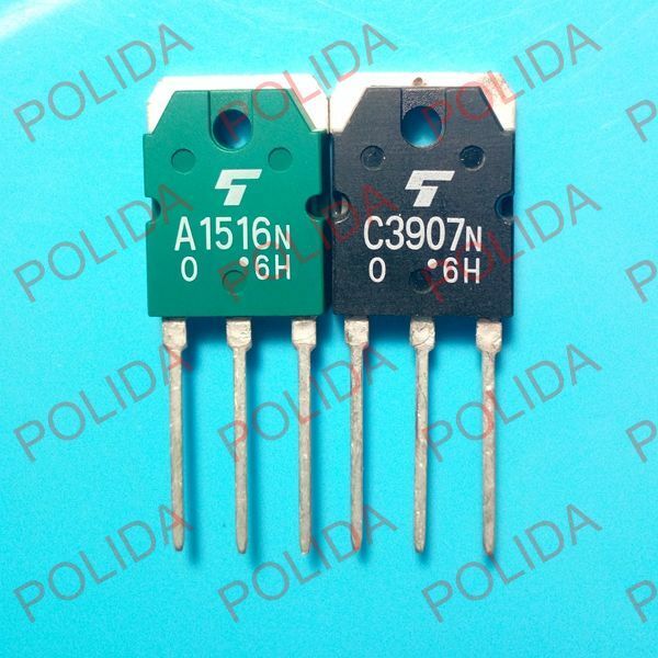 1pairs OR 2PCS  Transistor TOSHIBA TO-3P 2SA1516N/2SC3907N A1516N/C3907N