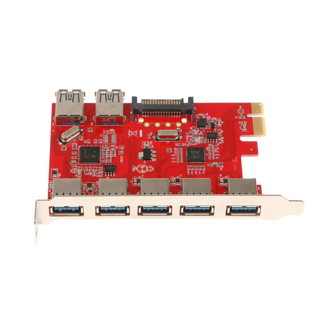 7 USB 3.0 Connectors   Adapter Card Converter For Desktop   5 Gbps