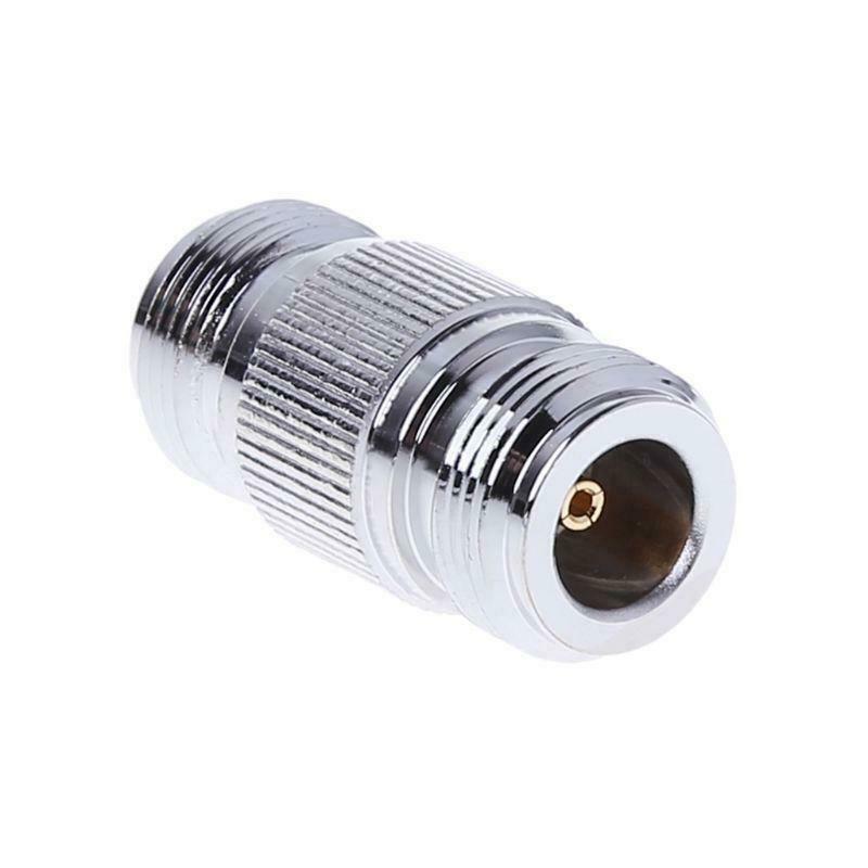N-Type Double Female Jack Coupler RF WiFi Antenna Coax Adapter Barrel Connector