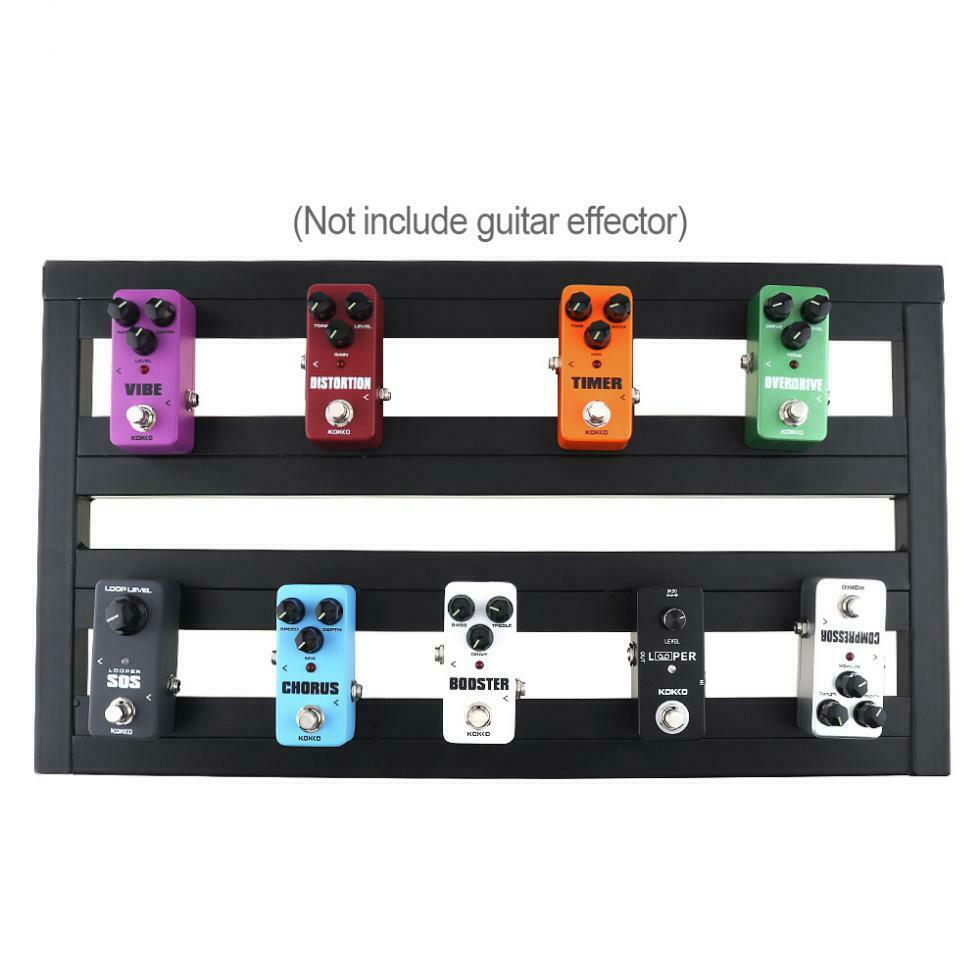 Guitar Pedal Board Guitar Effect Pedalboard w/ Cable Tie & Stator-Small