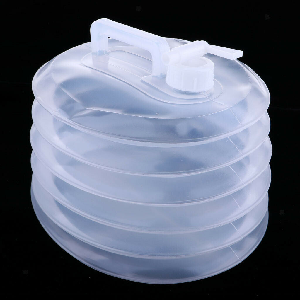 10L Collapsible Water Container Bag Outdoor Camping Water Storage Carrier