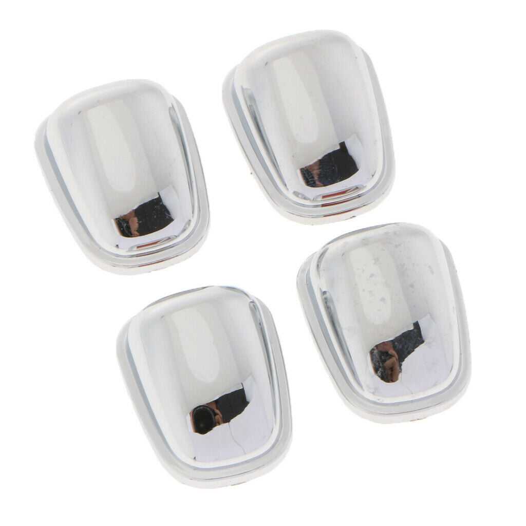 Car WindShield Washer Water Spray Jet Nozzle Cover Chrome Protective Case
