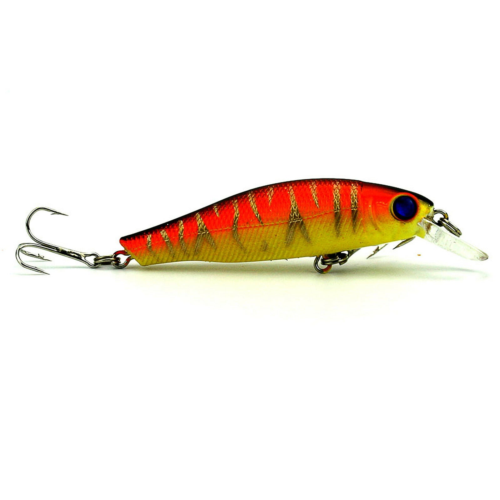 6 PCS 6# Hooks Minnow Fishing Lure Set Hard Lure Bait 8.5cm/8.9g