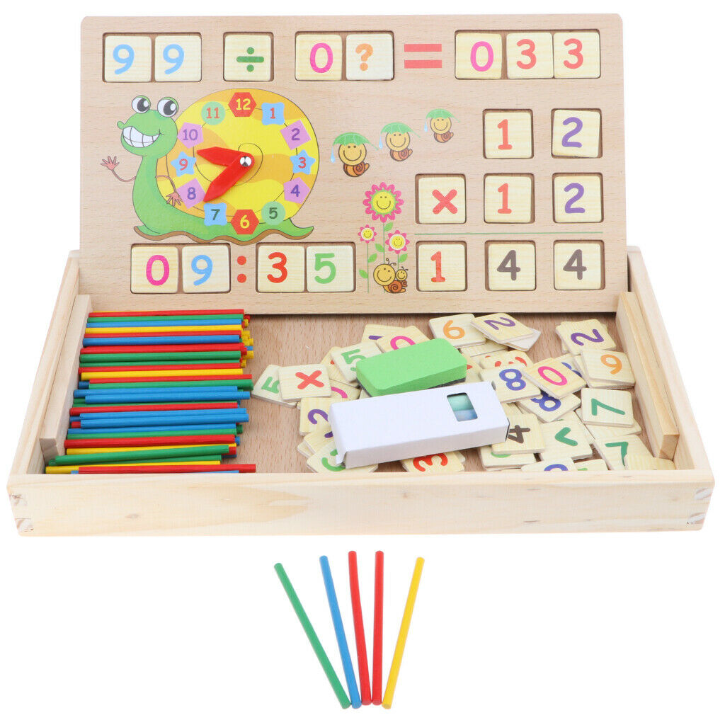 Montessori Educational Toys Math Number Counting Sticks Preschool Toys