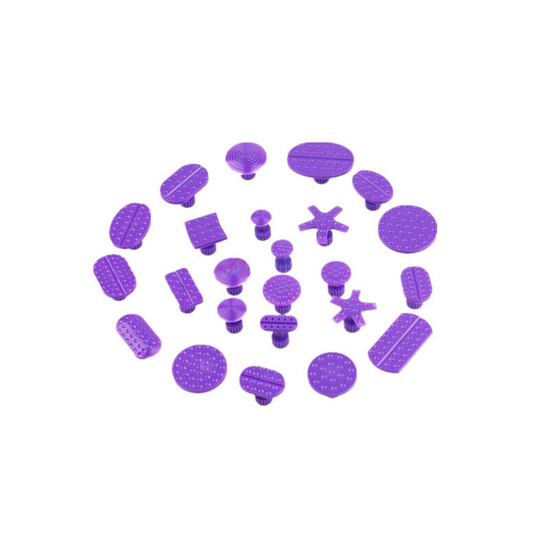 Universal 24x Auto Body Hail Dent Glue Puller Lifter Repair Tab T Bar Tool Set