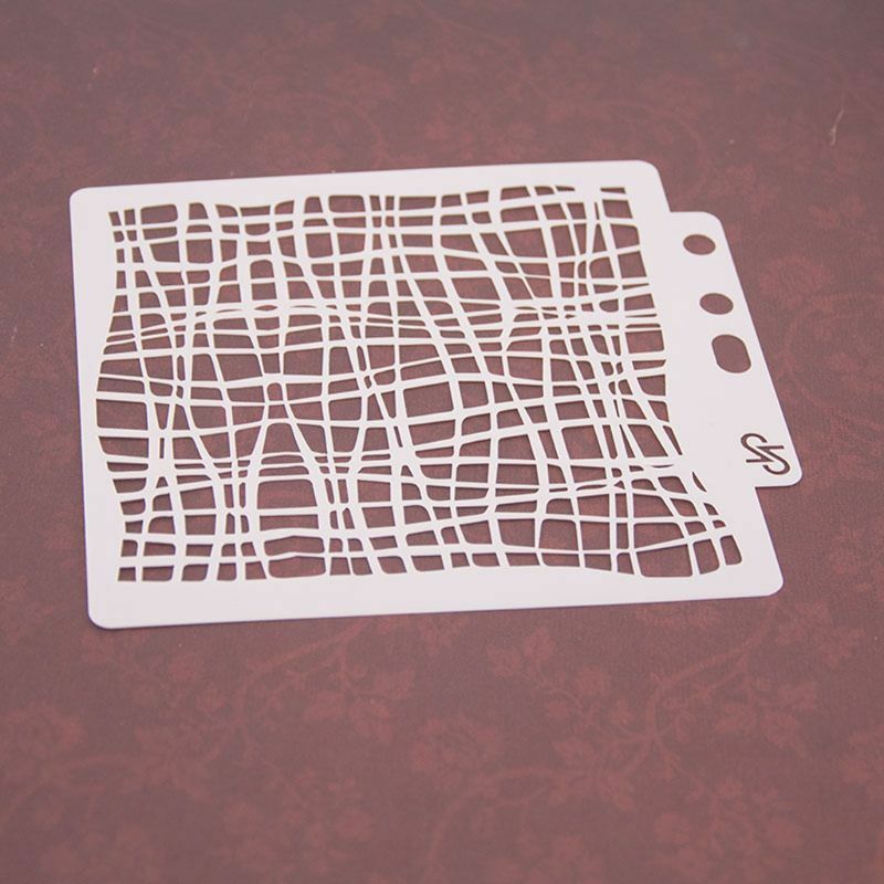 Net Design Stencils Template Painting DIY Scrapbook Album Embossing Card Craft