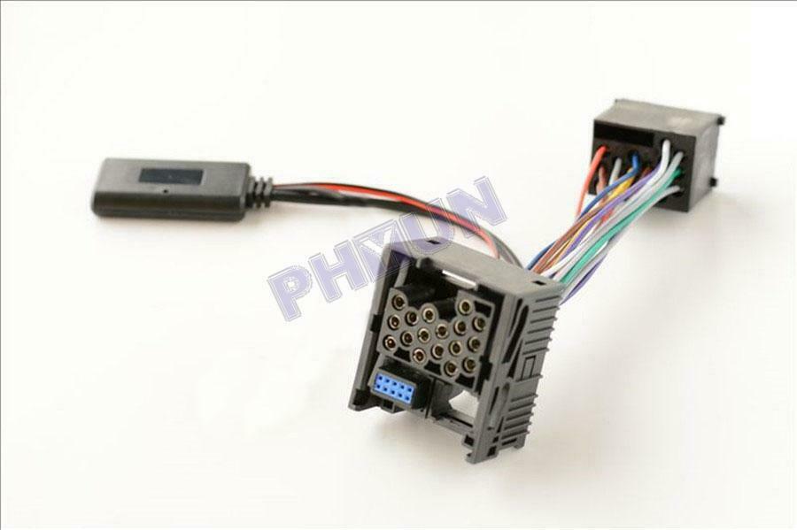 For BMW E46 3 Series Radio Bluetooth 10Pin Lossless AUX IN Audio Cable Adapter