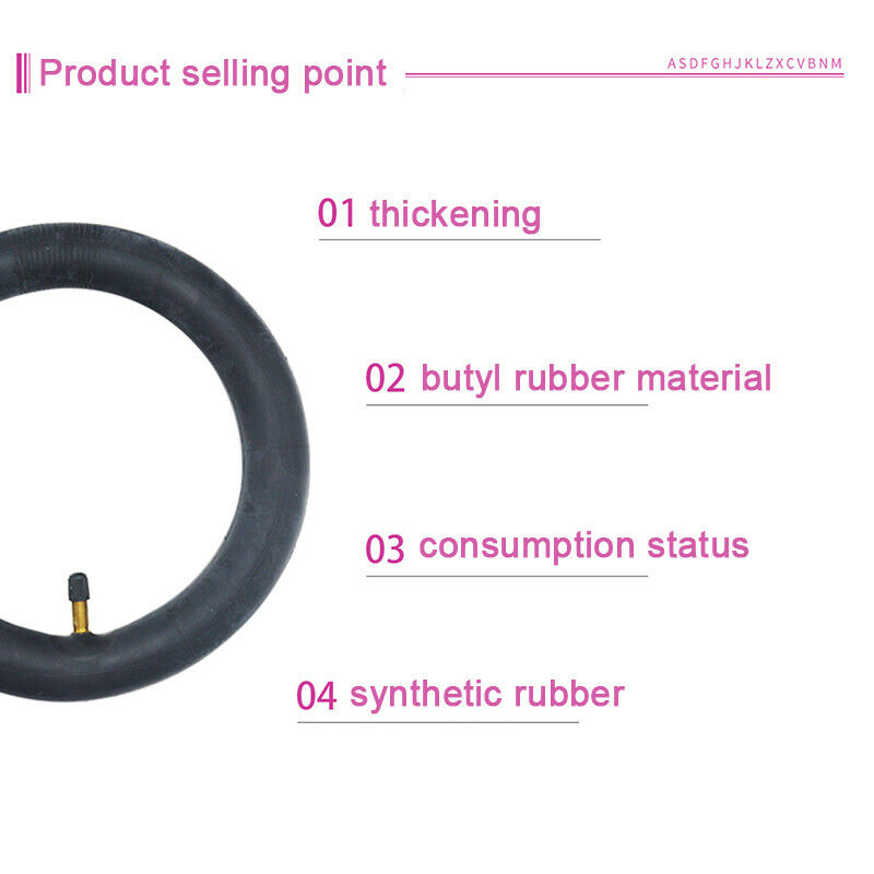 8.5" Upgraded Thicken Tire For M365 Electric Electric Scooter Tyre Inner Tube Tt