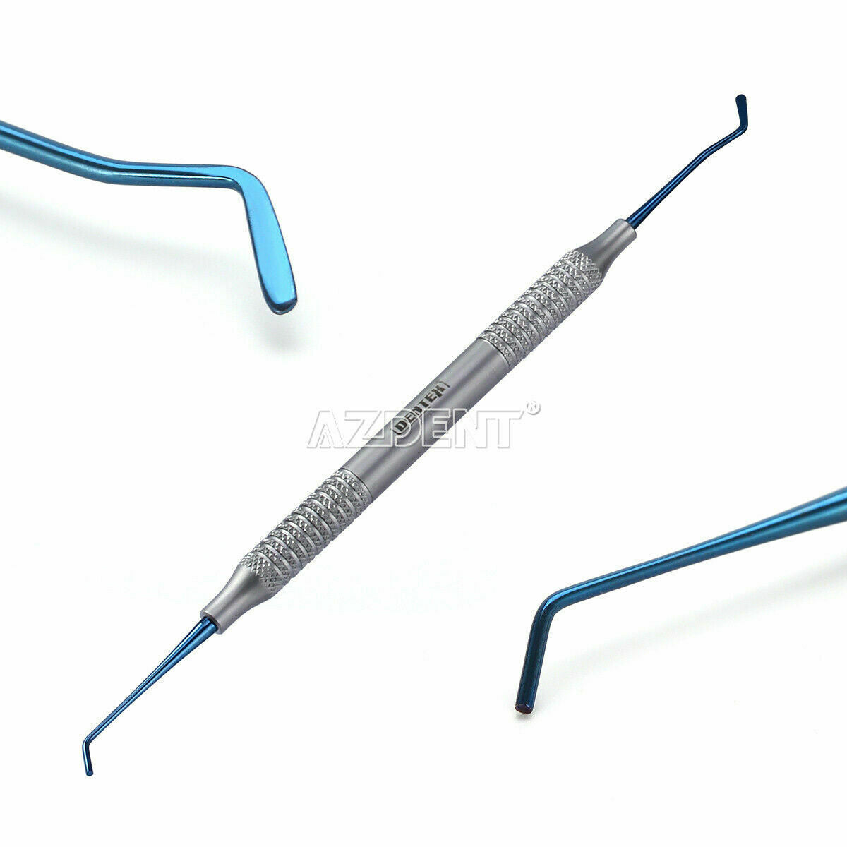 5pcs Dental Composite Filling Instrument Blue Titanium Coated Restorative Kit