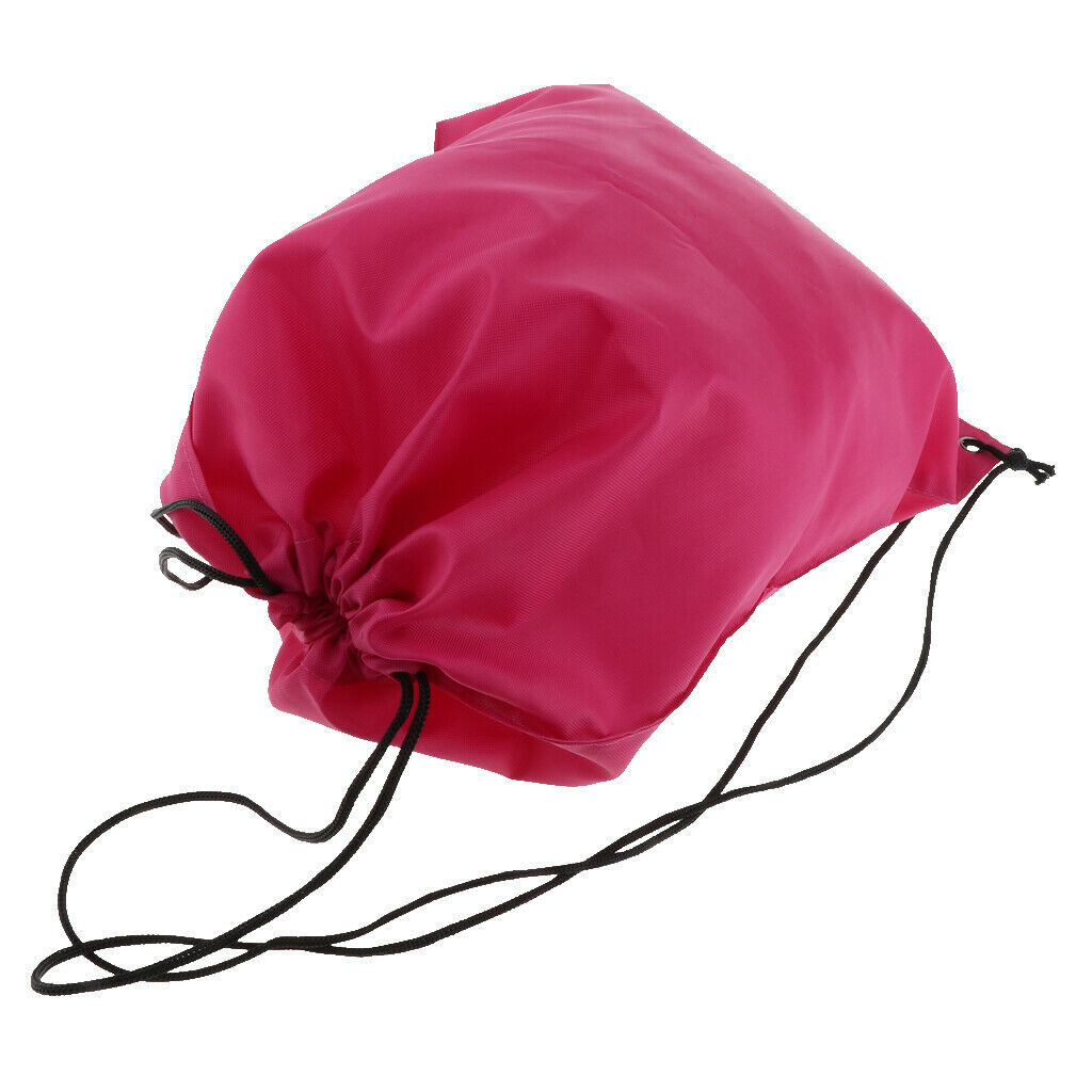 Drawstring Swimming Bag Beach Bag Sports Gym Backpack Pink